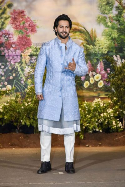 Varun Dhawan At Sonam Kapoor Wedding Reception