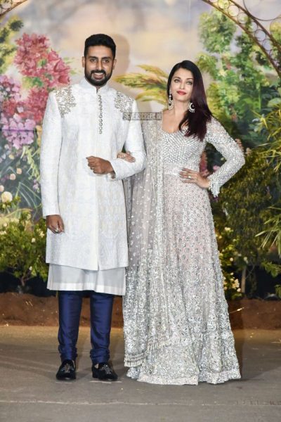 Abhsihek Bachchan & Aishwarya Rai At Sonam Kapoor Wedding Reception