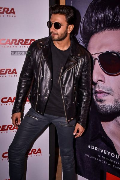 Unlike The Usual, Ranveer Singh Sports A Sober & Stylish Look At A Product