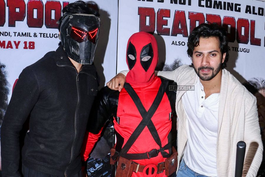 Varun Dhawan At Deadpool 2 Movie Premiere