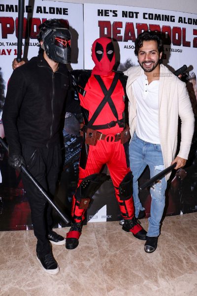 Varun Dhawan At Deadpool 2 Movie Premiere