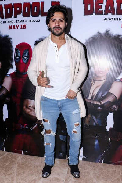 Varun Dhawan At Deadpool 2 Movie Premiere