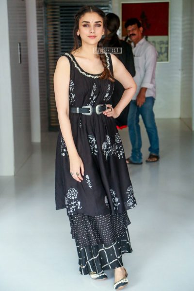 Aditi Rao Hydari At The Sammohanam Promotions