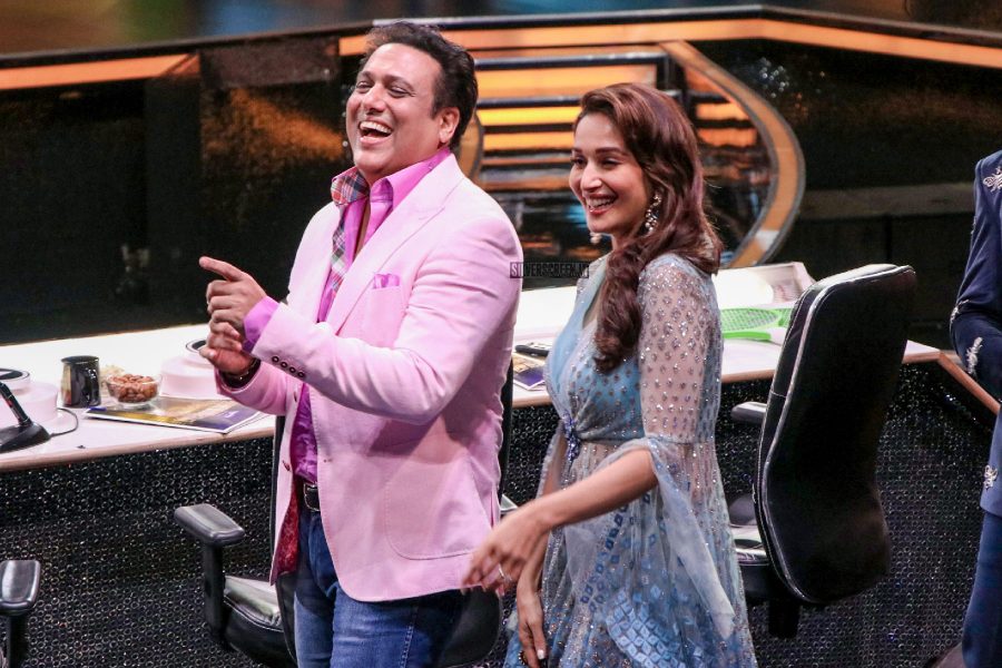 Govinda And Madhuri Dixit On The Sets Of Dance Deewane in Film City