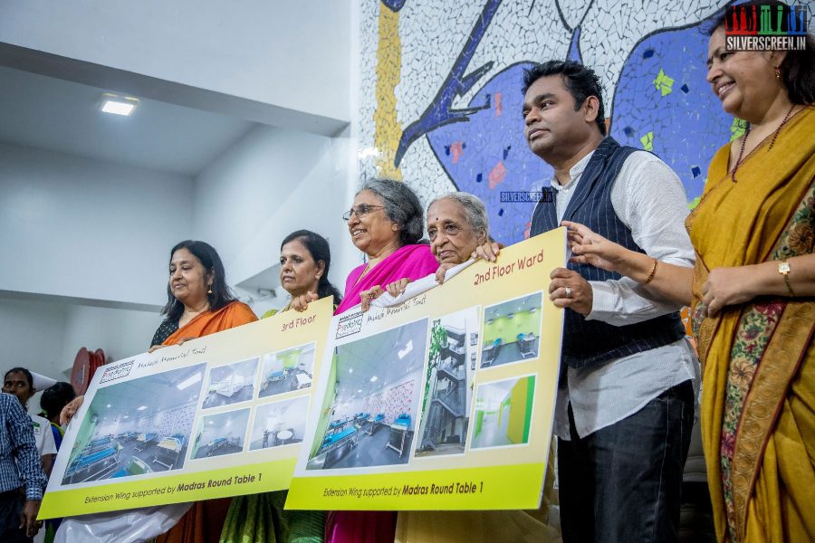 AR Rahman At The Inauguration Of The Extension Wing Of Mahesh Memorial Paediatric Oncology Centre