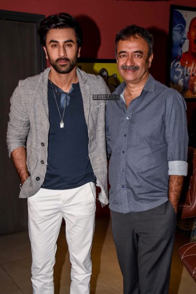 Rajkumar Hirani & Ranbir Kapoor At The Sanju Promotions