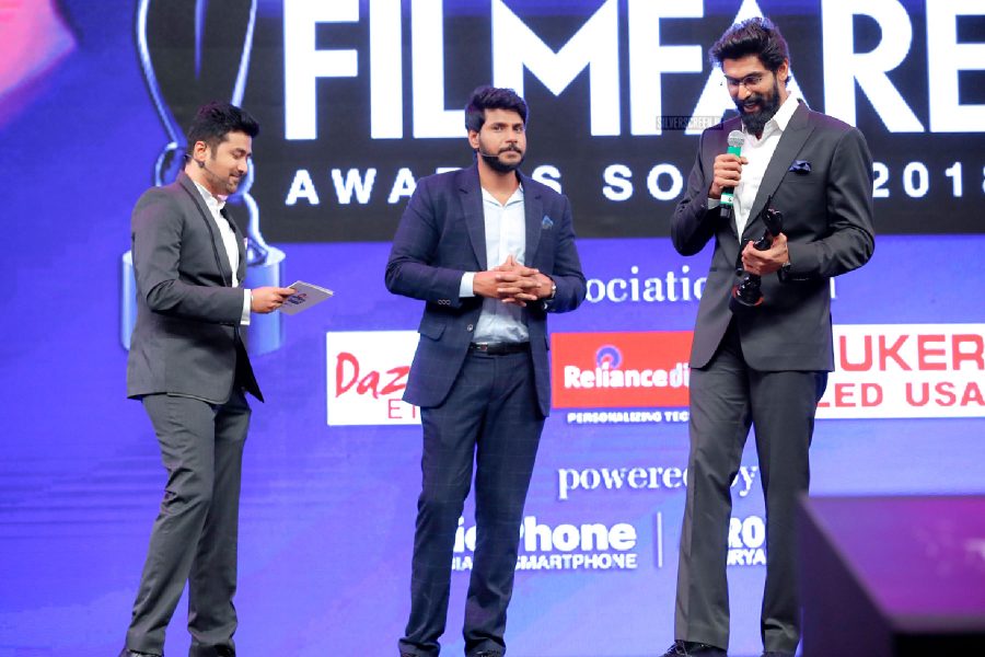 Ran Daggubati At The 65th Jio Filmfare Awards South 2018