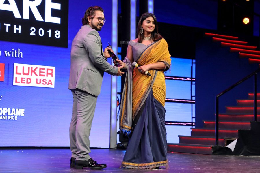 Sneha AT The 65th Jio Filmfare Awards South 2018