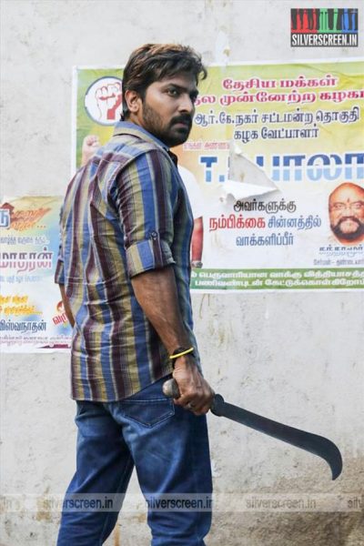 RK Nagar Movie Stills Starring Vaibhav, Anjena Kriti & Others