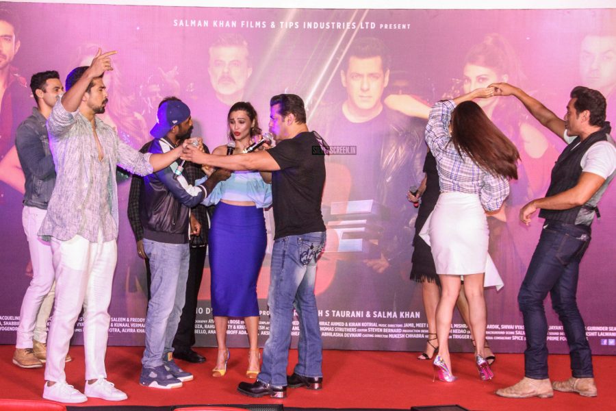 Salman Khan, Jacqueline Fernandez & Others At The Race 3 Song Launch