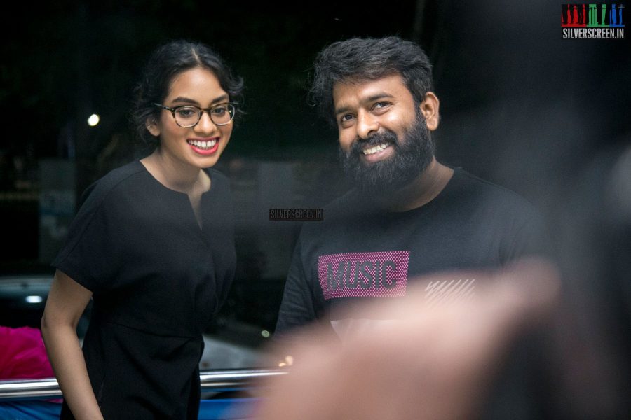 Santhosh Narayanan At The 1st Year Celebrations Of A Salon