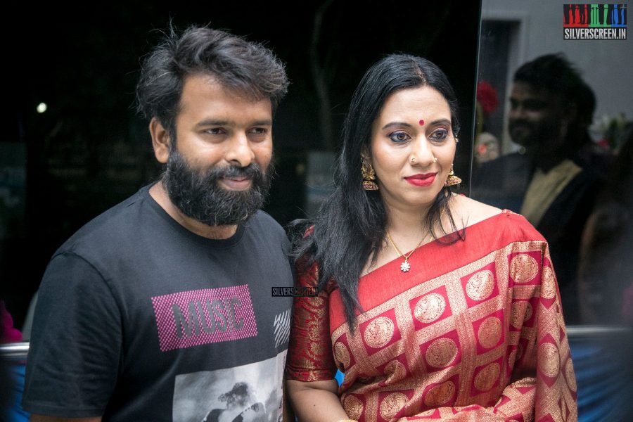 Santhosh Narayanan At The 1st Year Celebrations Of A Salon