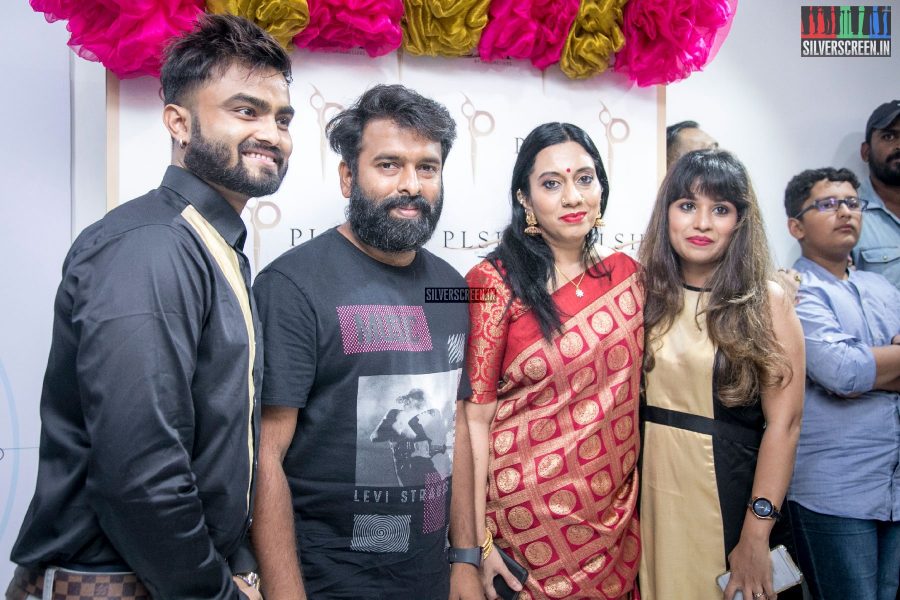 Santhosh Narayanan At The 1st Year Celebrations Of A Salon