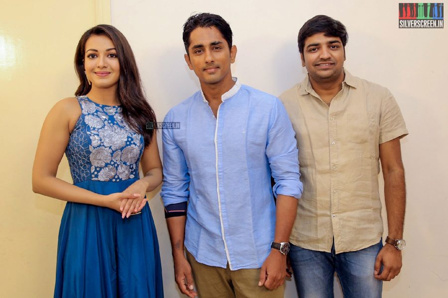 Siddharth, Catherine Tresa & Others At The Launch Of Trident Arts' New Production