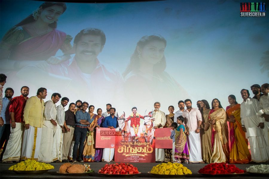 Kadaikutty Singam Audio Launch Photos