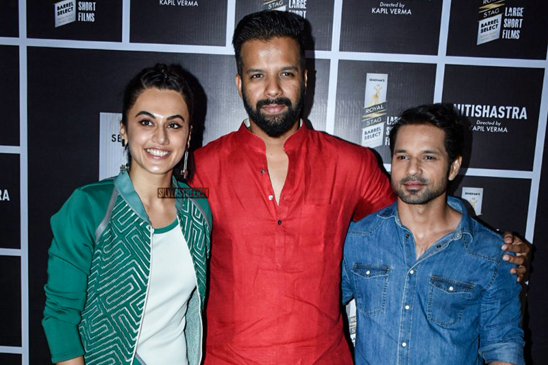 Taapsee Pannu & Vicky Arora At The Kapil Verma’s Short Film 'Nitishastra' Premiere