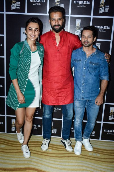 Taapsee Pannu & Vicky Arora At The Kapil Verma’s Short Film 'Nitishastra' Premiere