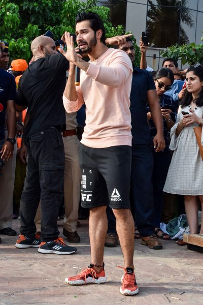 Varun Dhawan At The Beach Clean-Up Event