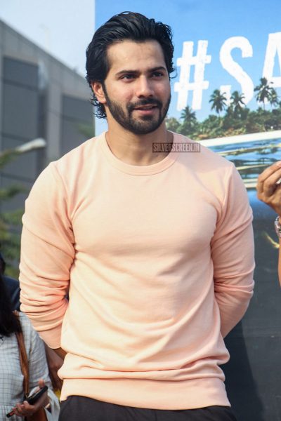 Varun Dhawan At The Beach Clean-Up Event