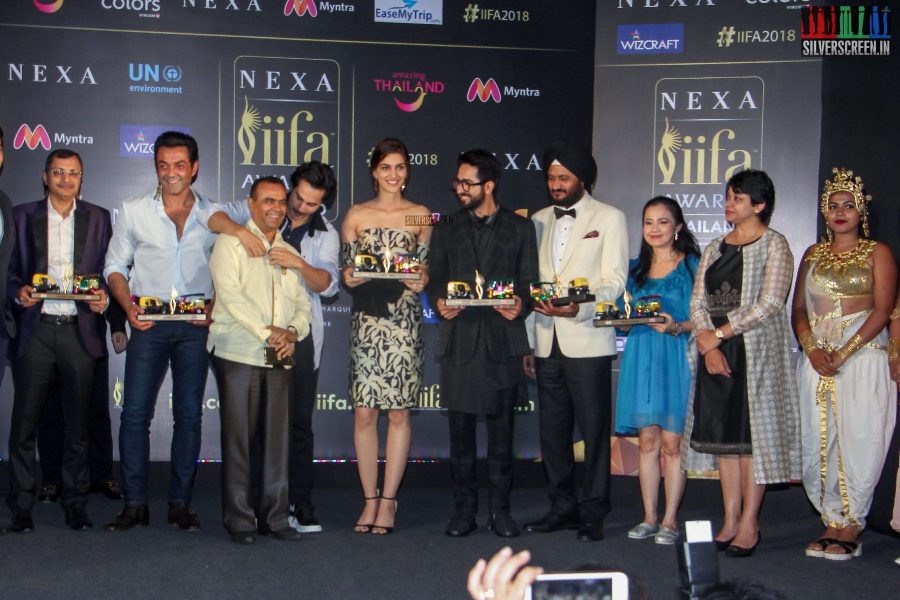 Varun Dhawan, Kriti Sanon & Others At The IIFA Press Meet