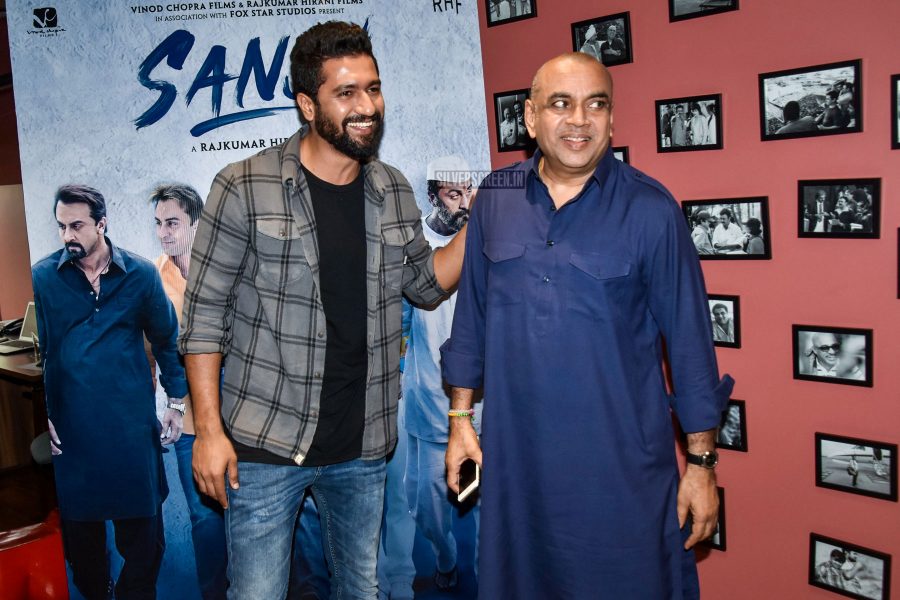 Vicky Kaushal & Paresh Rawal At The Sanju Movie Promotions
