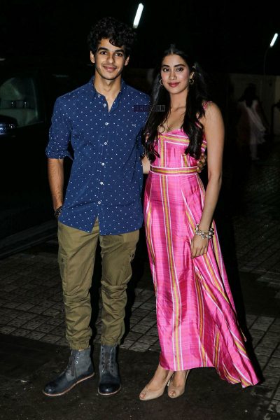 Ishaan Katter, Jhanvi Kapoor At The Dhadak Premiere