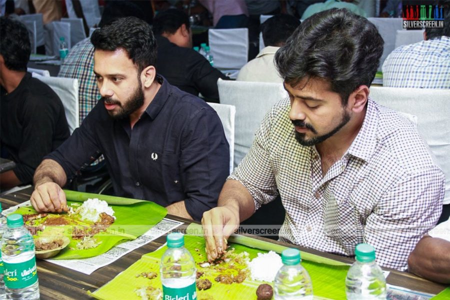 Bharath, Richard, Senthil And Others At A Restaurant Launch