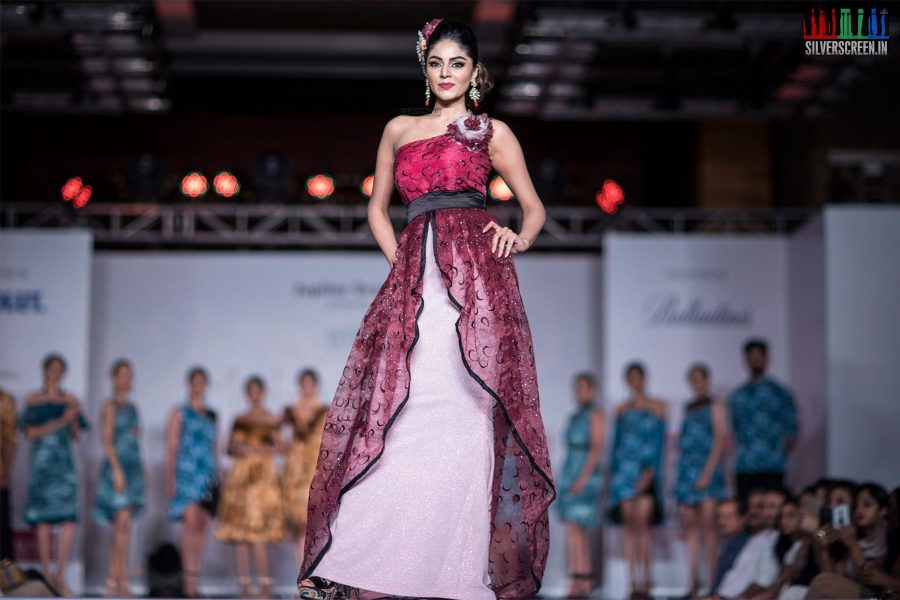 Sanam Shetty At The Madras Couture Fashion Week Season 5 – Day 2