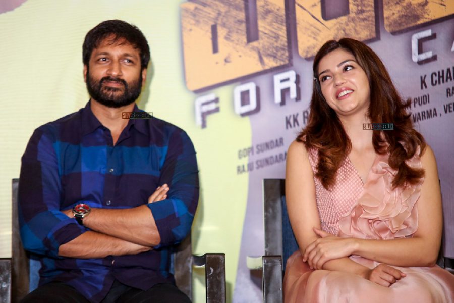 Gopichand And Mehreen Pirzada At The Pantham Success Meet