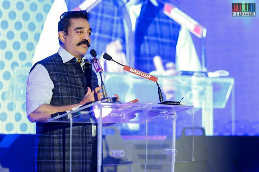 Kamal Haasan At The Nasscom HR Summit 2018