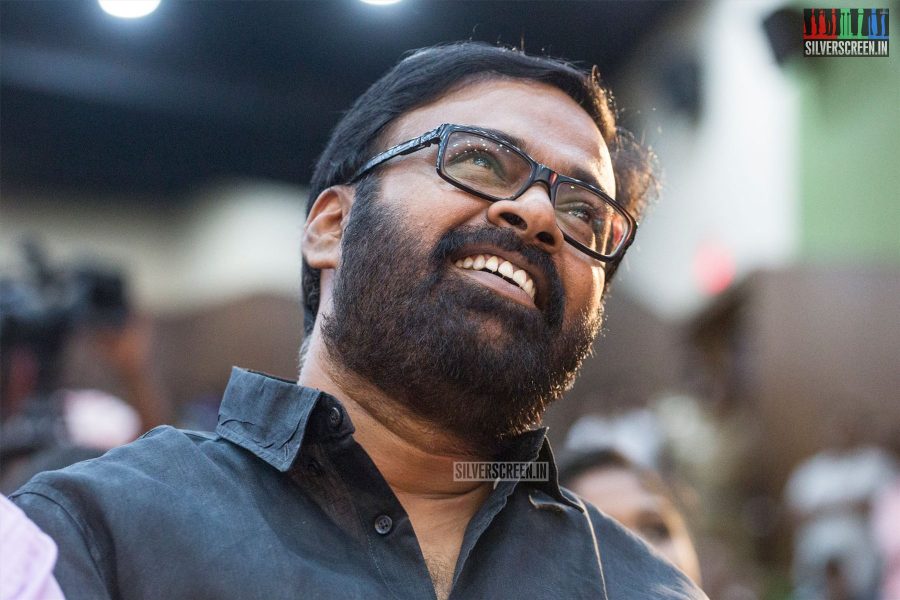 Karu Pazhaniappan at the Peranbu Audio Launch