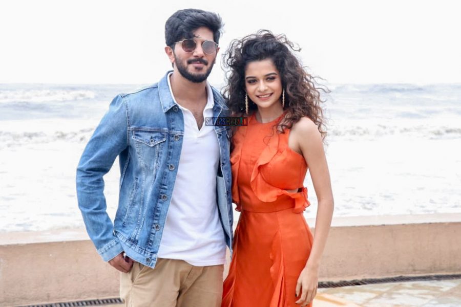 Mithila Palkar and Dulquer Salmaan At The Karwaan Promotions