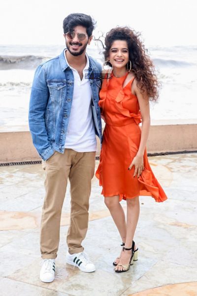 Mithila Palkar and Dulquer Salmaan At The Karwaan Promotions