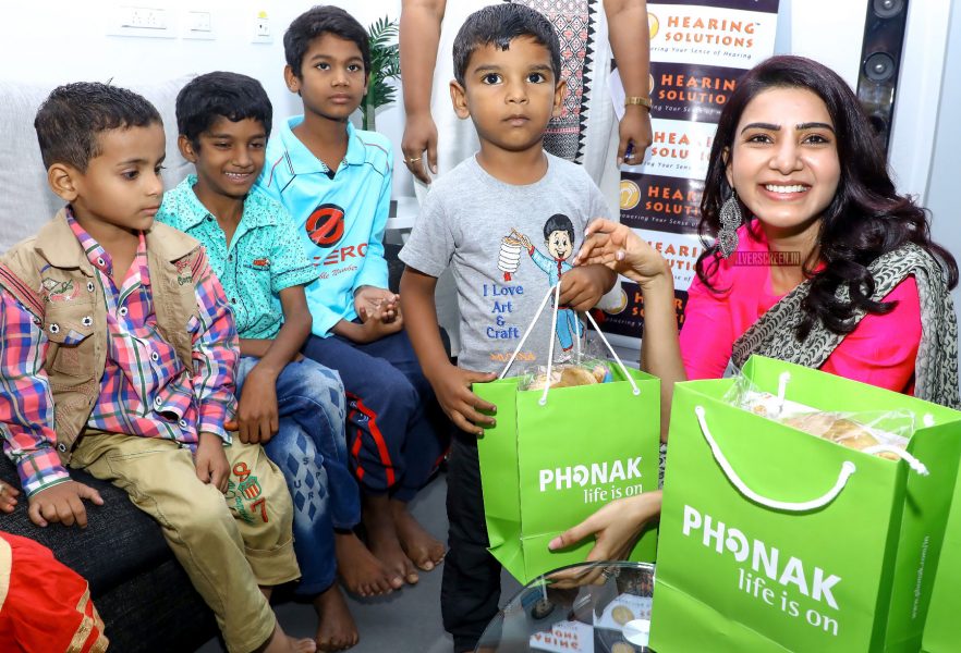 Samantha Akkineni Distributes Hearing Aid Kits At A Charity Event