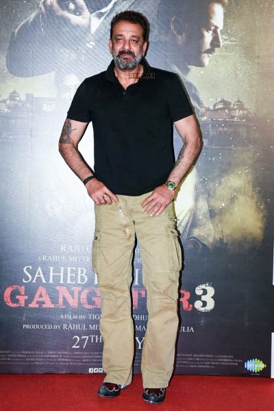 Sanjay Dutt At The Saheb Biwi Aur Gangster 3 Trailer Launch