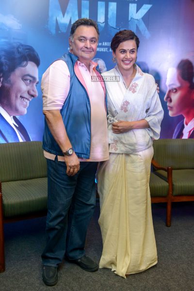 Taapsee Pannu And Rishi Kapoor At The Mulk Press Meet