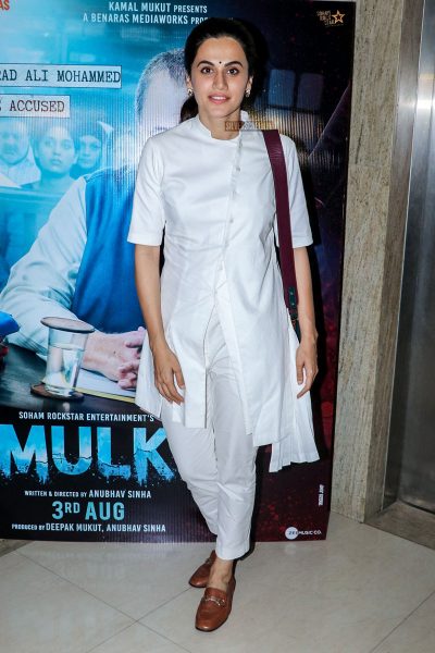 Taapsee Pannu At The Mulk Premiere