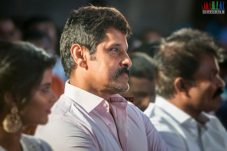 Vikram At The Saamy Square Audio Launch