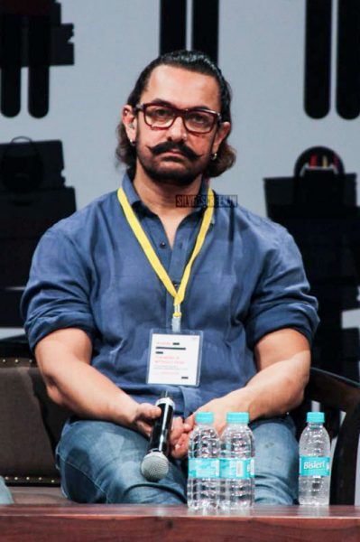 Aamir Khan At The 5th Indian Screenwriters Conference In Mumbai