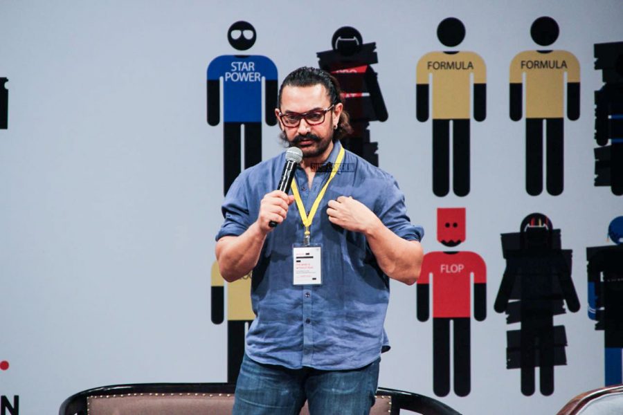 Aamir Khan At The 5th Indian Screenwriters Conference In Mumbai