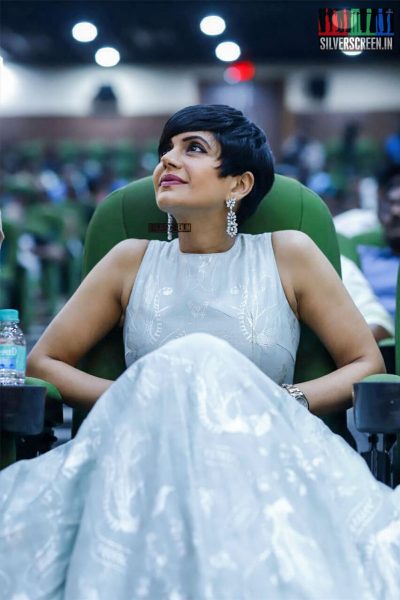 Mandira Bedi At The Adangathey Audio Launch