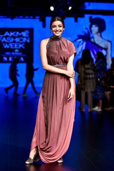 Kajal Aggarwal At The Lakme Fashion Week 2018