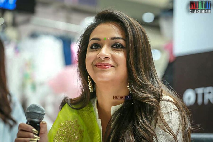 Keerthy Suresh  At The Launch Of A Fashion Store In Chennai