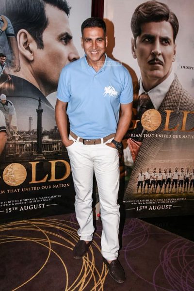 Akshay Kumar Promotes Gold