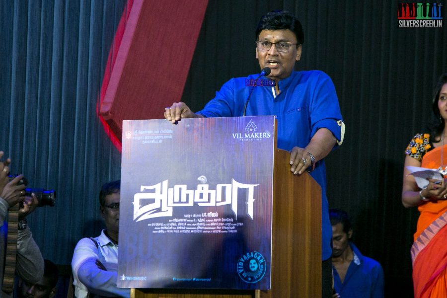 K Bhagyaraj At The Aaruthra Audio launch