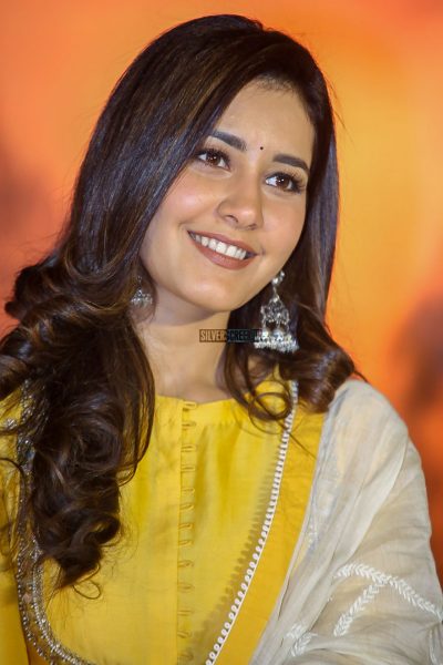 Raashi Khanna At The Srinivasa Kalyanam Press Meet