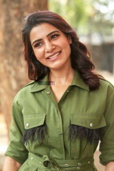 Samantha Akkineni At The Chi La Sow Press Meet