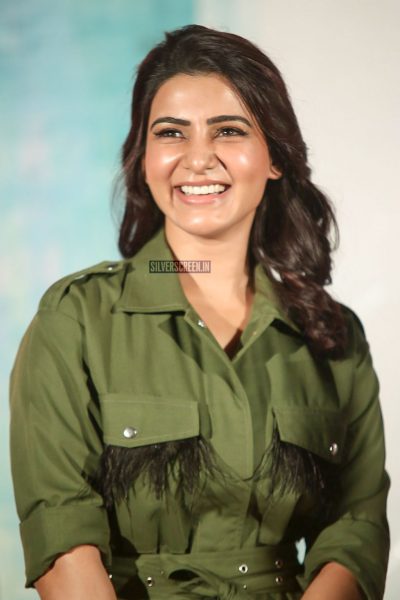 Samantha Akkineni At The Chi La Sow Press Meet