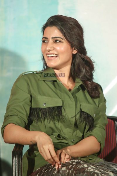 Samantha Akkineni At The Chi La Sow Press Meet