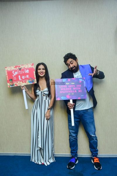 Sunny Leone, Rannvijay Singh At The Launch of MTV Splitsvilla 11